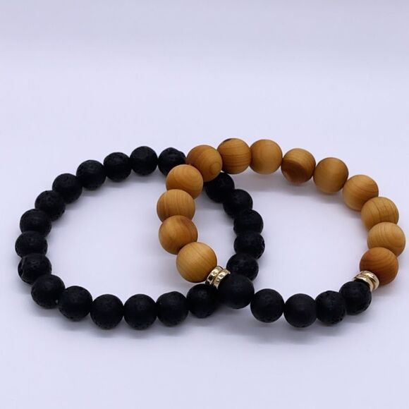 NWT Wool & Pepper Co. Mens Wood & Lava Stack (2) - Picture 3 of 6